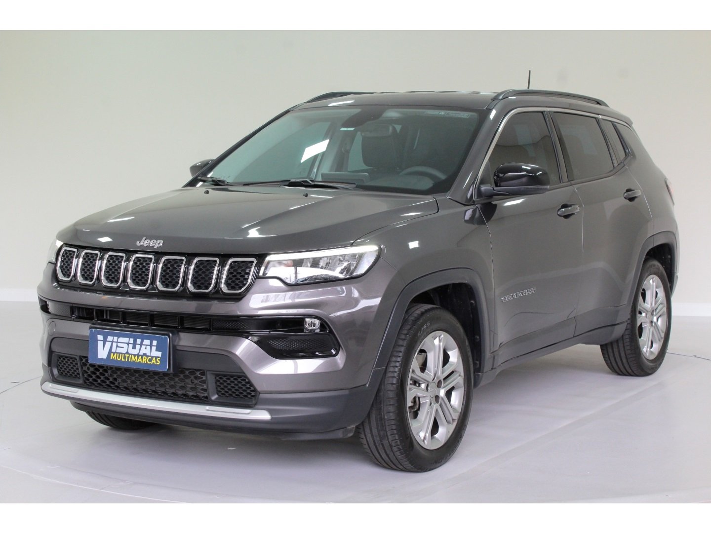 Jeep Compass LONG. T270 1.3 TB 4x2 Flex Aut. na cor Cinza em Curitiba / PR - 912032