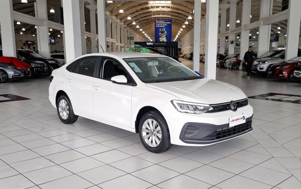 Volkswagen Virtus TSI 1.0 Flex 12V 4p Aut. na cor Branco em Curitiba / PR - 912099