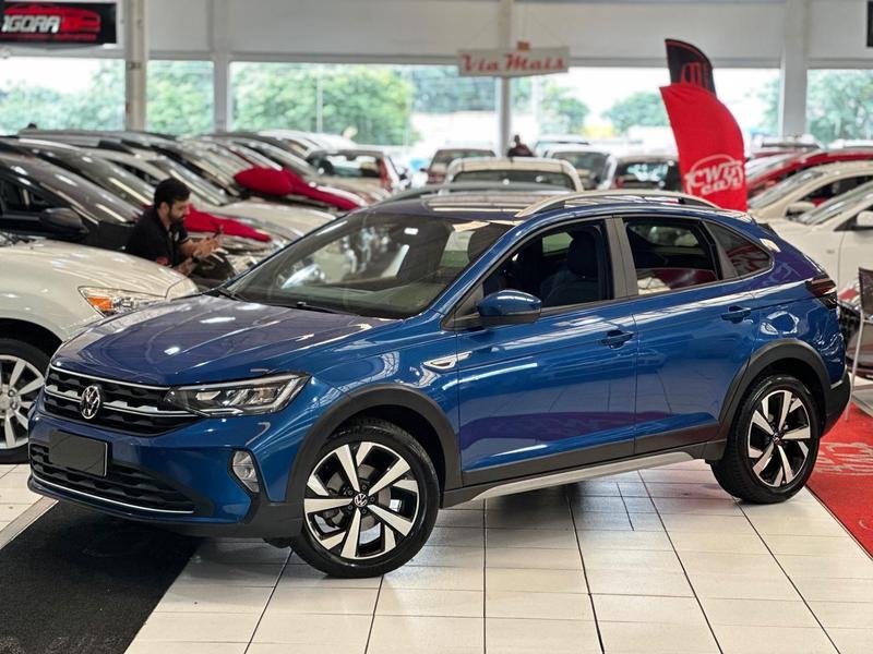 Volkswagen Nivus Highline 1.0 200 TSI Flex Aut. na cor Azul em Curitiba / PR - 912426