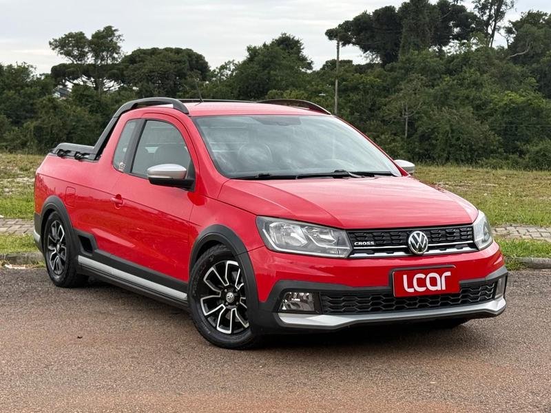 Volkswagen Saveiro CROSS 1.6 T. Flex 16V CE na cor Vermelho em Curitiba / PR - 912904