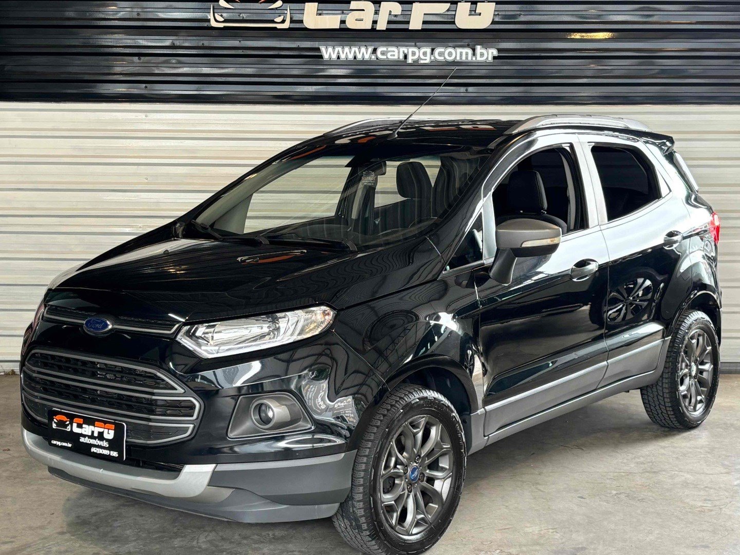 Ford EcoSport FREESTYLE 1.6 16V Flex 5p na cor Preto em Ponta Grossa / PR - 912968