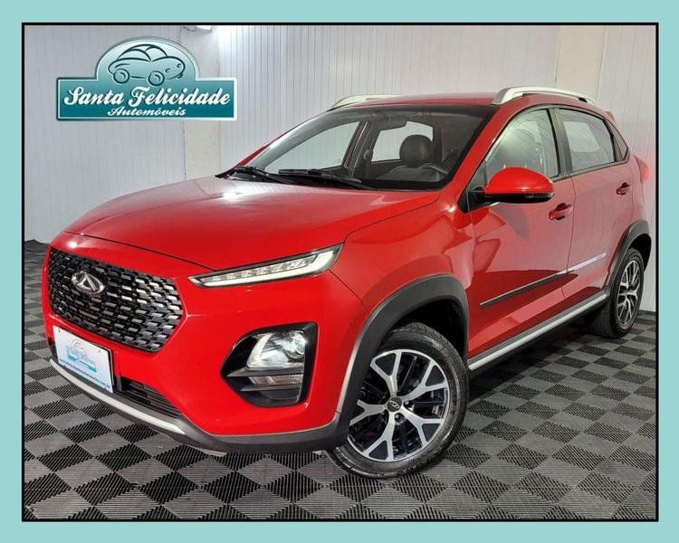 Caoa Chery Tiggo 3X Plus 1.0 Turbo Flex Aut. na cor Vermelho em Curitiba / PR - 913171