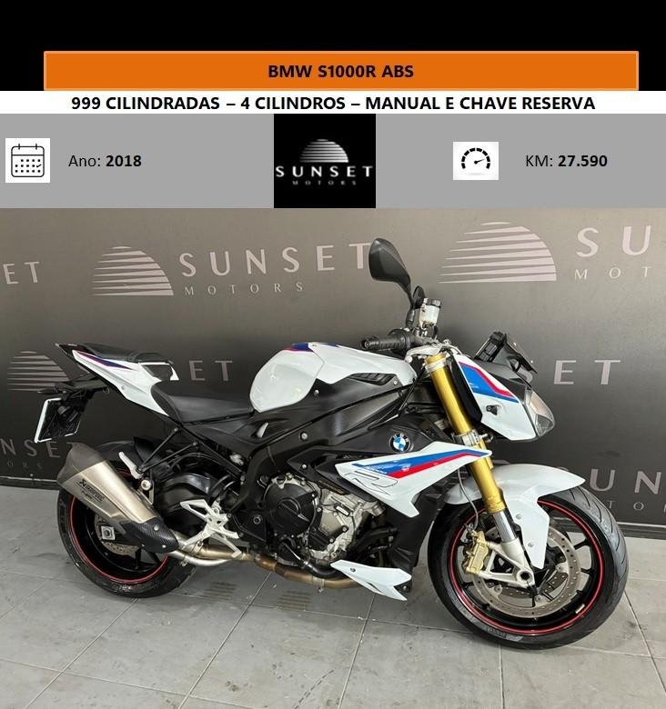 BMW S 1000 R  na cor Branco em Itajaí / SC - 913281