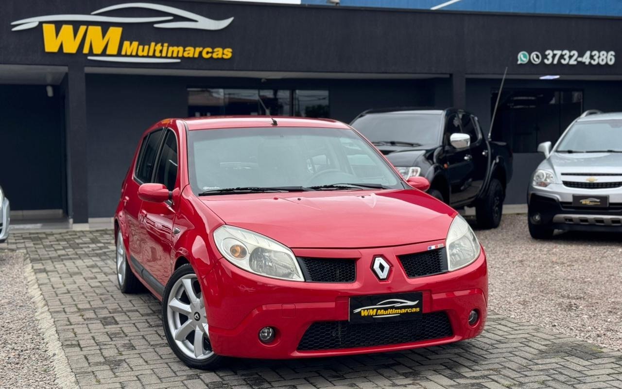 Renault Sandero Expression Hi-Flex 1.6 8V 5p na cor Vermelho em Pinhais / PR - 913328