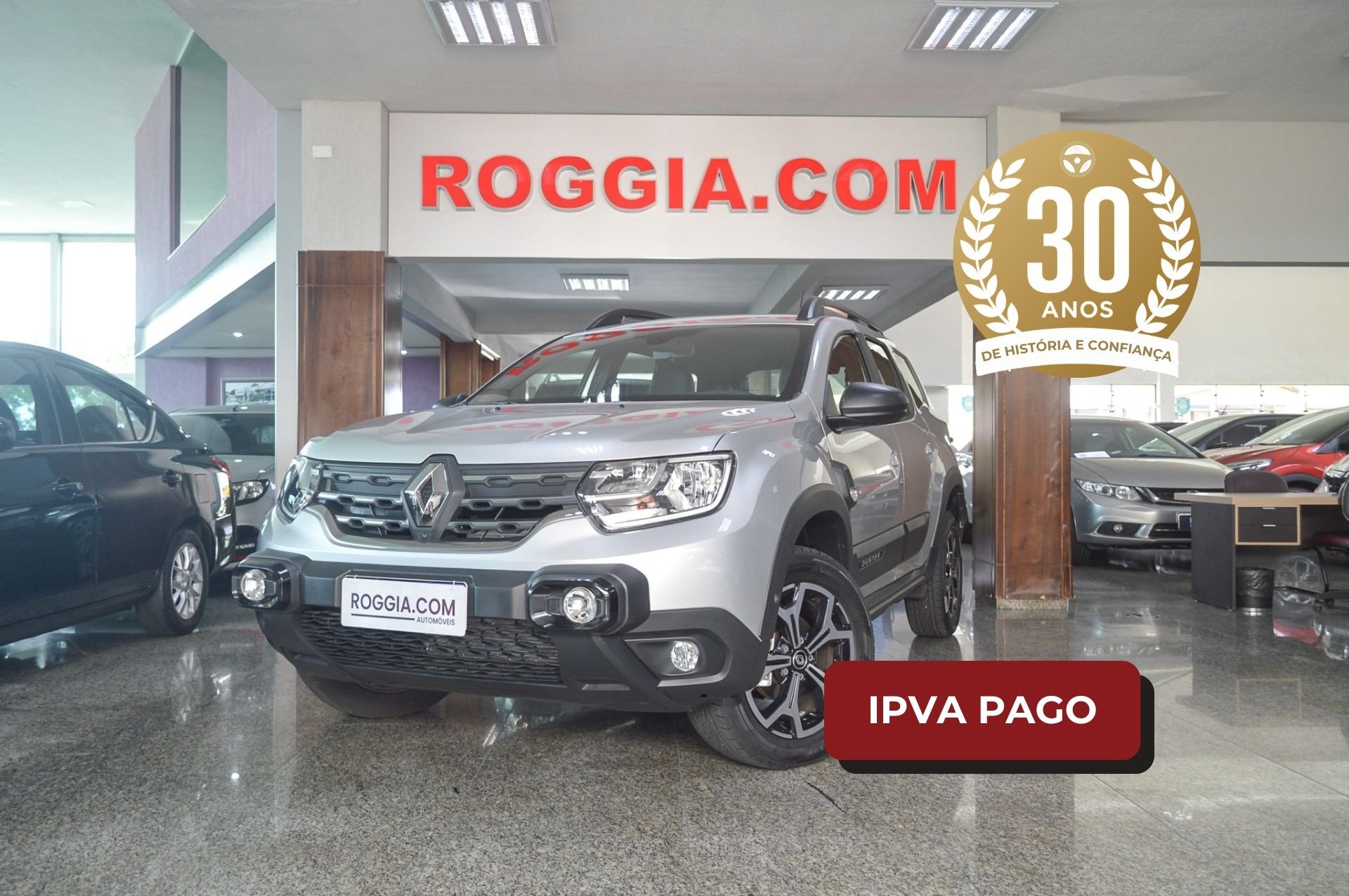 Renault Duster Iconic 1.6 16V Flex Aut. na cor Prata em Curitiba / PR - 913841