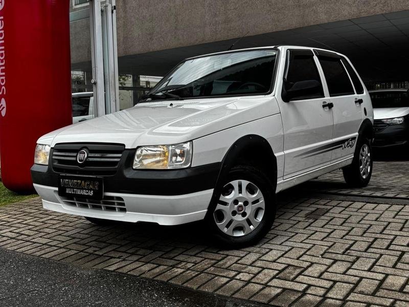 Fiat Uno Mille 1.0 Fire/ F.Flex/ ECONOMY 4p na cor Branco em Curitiba / PR - 914463