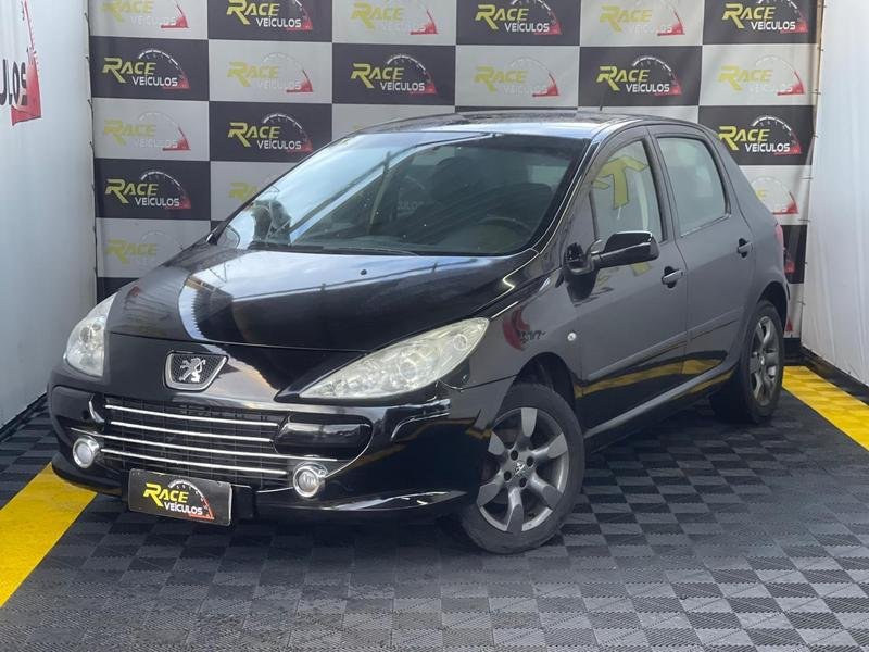 Peugeot 307 Soleil/ Presence 1.6/1.6 Flex 16V 5p na cor Preto no Porto Alegre / RS - 914572