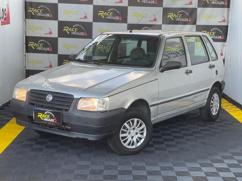 Fiat Uno Turbo 1.4 i.e. 2p na cor Prata no Porto Alegre / RS - 914586