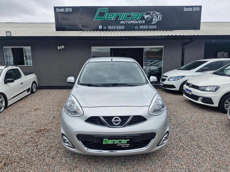 Nissan MARCH 1.0 16V Flex Fuel 5p na cor Prata em Pinhais / PR - 915021