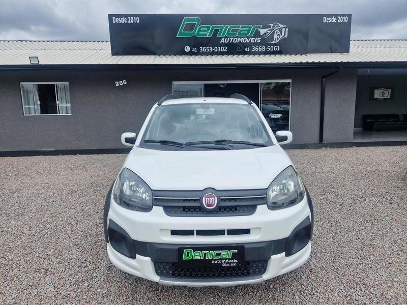 Fiat Uno ATTRACTIVE 1.0 Flex 6V 5p na cor Branco em Pinhais / PR - 915037