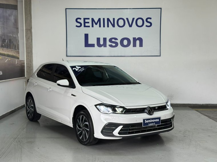 Volkswagen Polo Highline 200 TSI 1.0 Flex 12V Aut. na cor Branco em São José dos Pinhais / PR - 915051