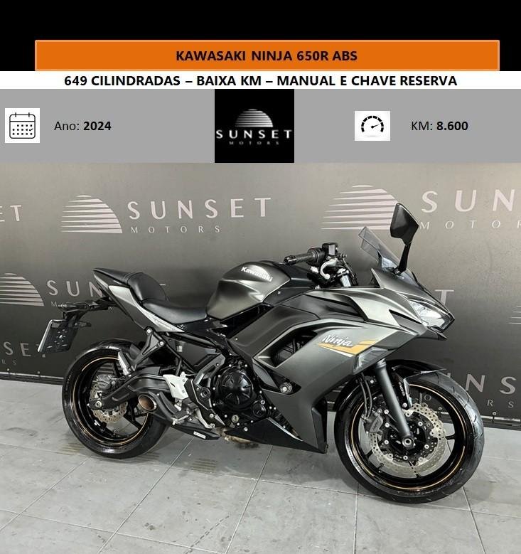 KAWASAKI NINJA 650R 649cc  na cor Cinza em Itajaí / SC - 915171