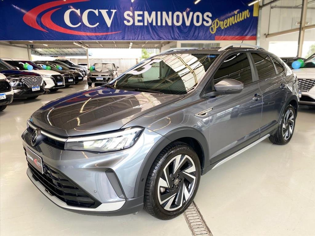 Volkswagen Nivus Highline 1.0 200 TSI Flex Aut. na cor Cinza em Curitiba / PR - 915271