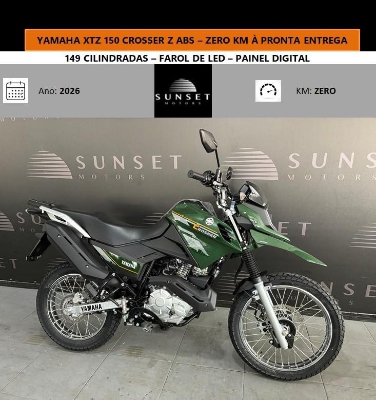 YAMAHA XTZ 150 CROSSER Z FLEX  na cor Verde em Itajaí / SC - 915460