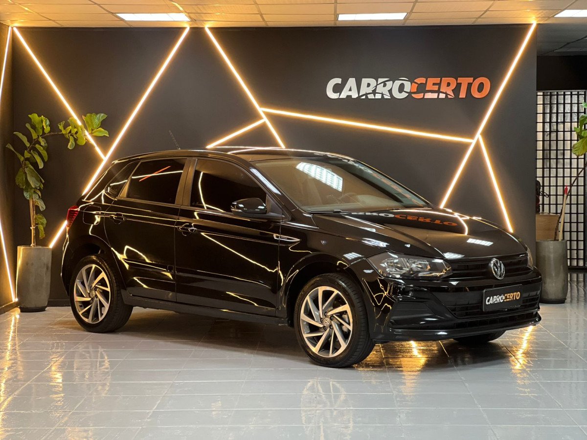 Volkswagen Polo Sense TSI 1.0 Flex 12V Aut na cor Preto no Novo Hamburgo / RS - 915839