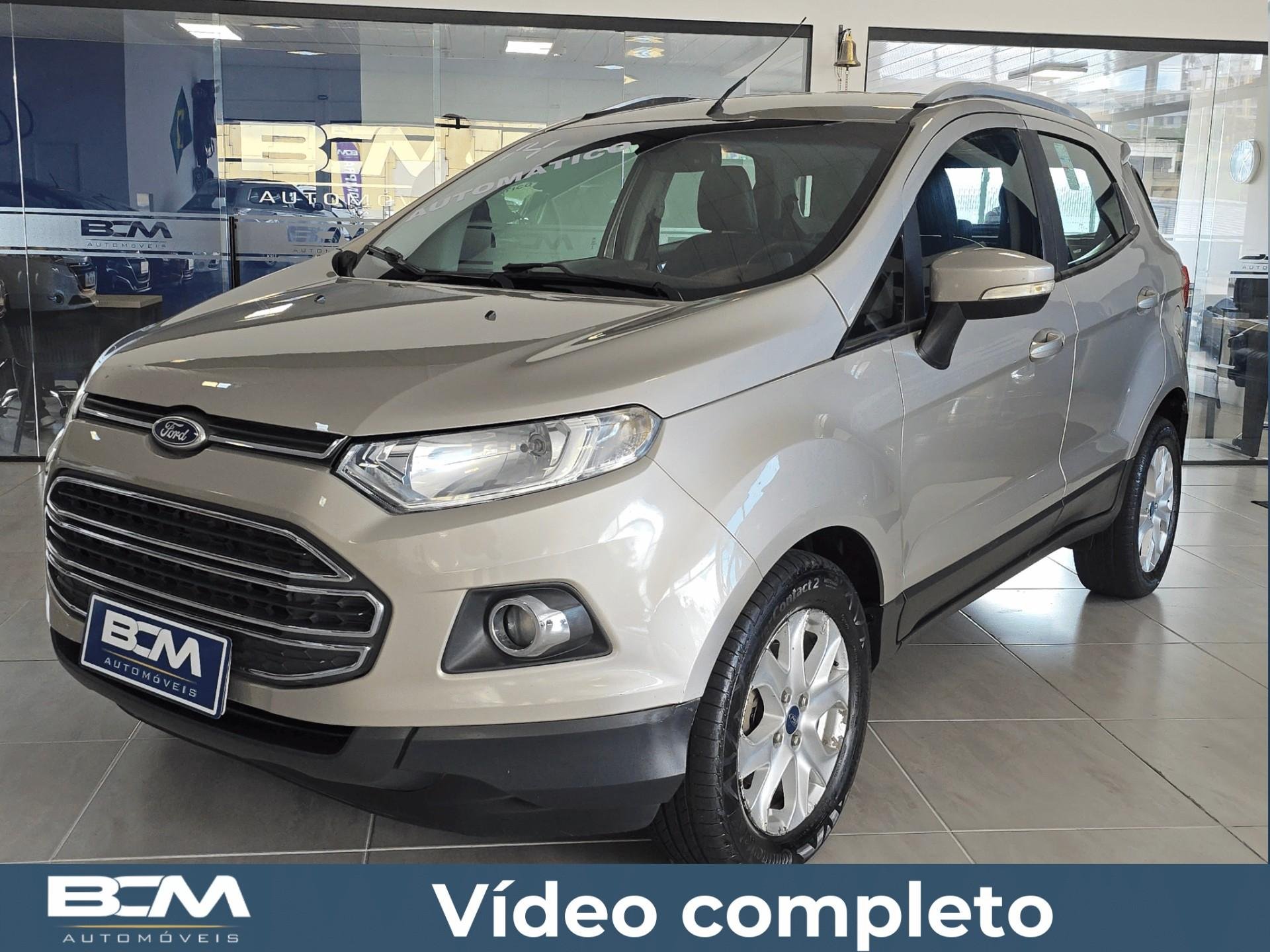 Ford EcoSport TITANIUM 1.6 16V Flex 5p na cor Prata em São José / SC - 915930