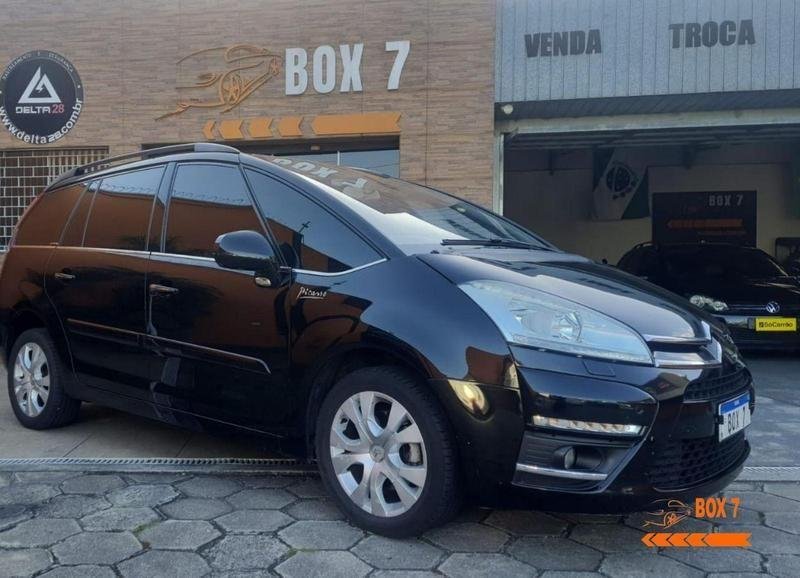 Citroën C4 Picasso Grand Picasso 2.0 16V 143cv Aut na cor Preto em Curitiba / PR - 916071