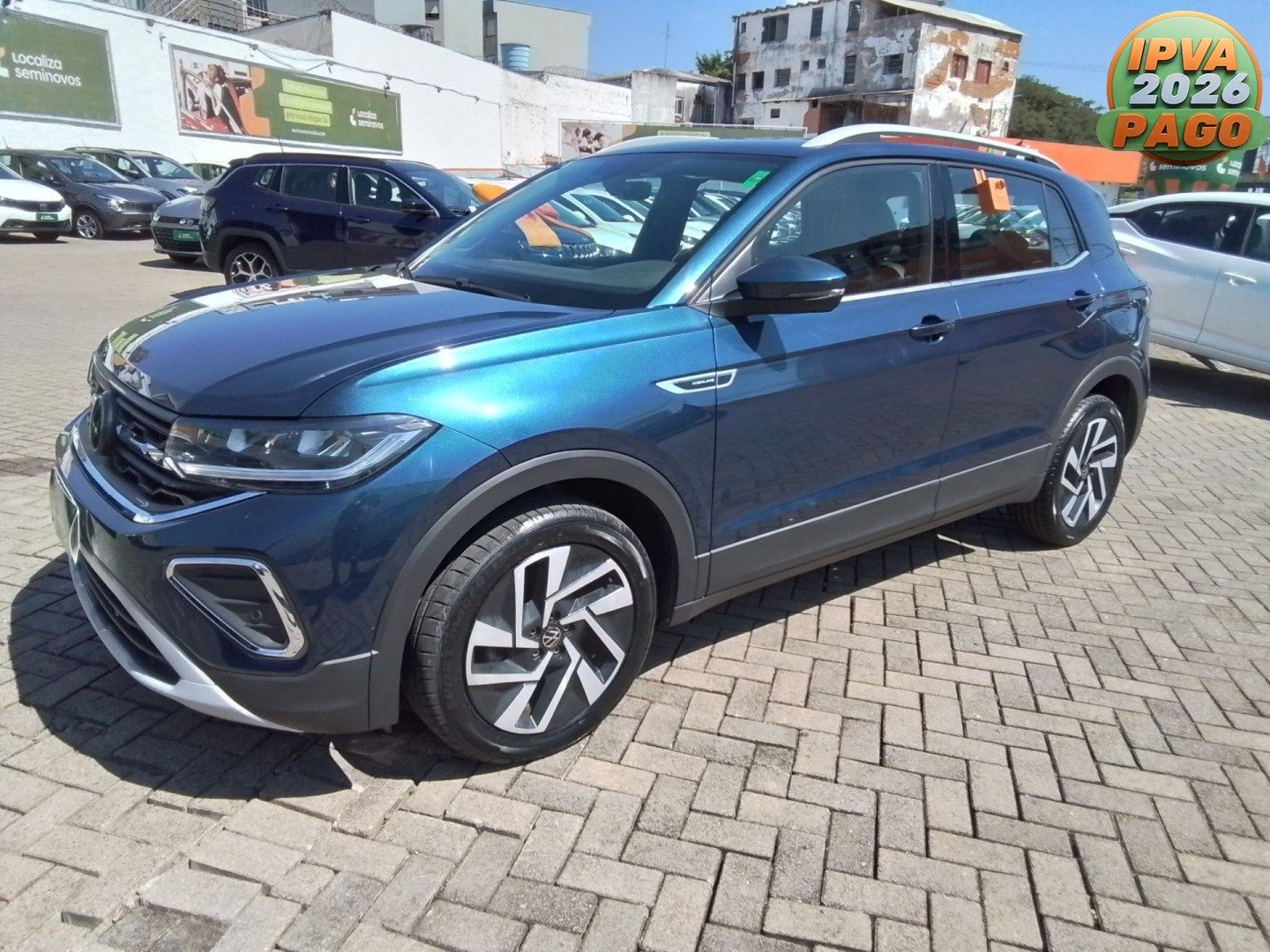 Volkswagen T-Cross Hig. 250 TSI 1.4 Flex 16V 5p Aut na cor Azul no Canoas / RS - 916418