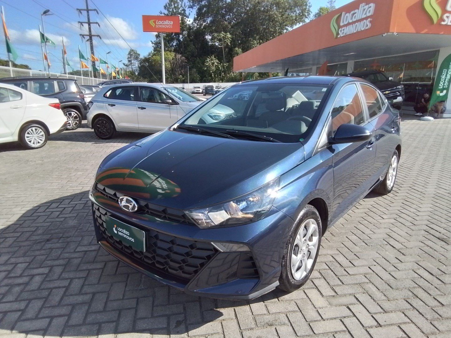 Hyundai HB20S Comfort Plus 1.0 Flex 12V Mec. na cor Azul em Blumenau / SC - 916755
