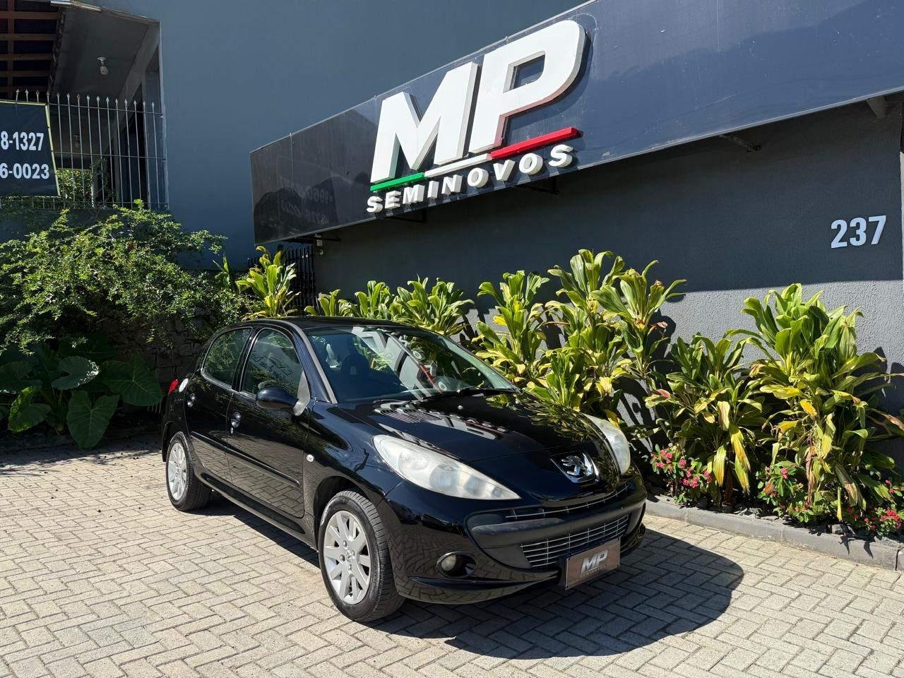 Peugeot 207 XS 1.6 Flex 16V 3p na cor Preto em Florianópolis / SC - 918085