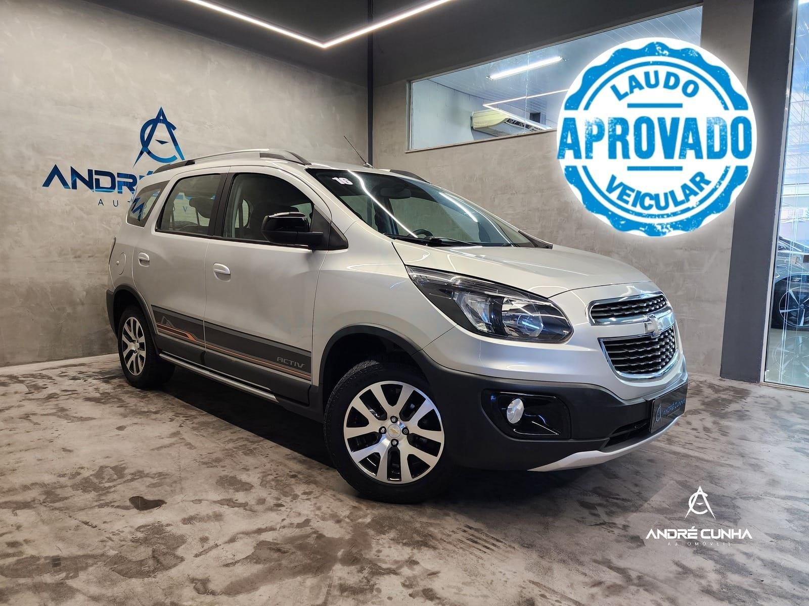 Chevrolet Spin ACTIV 1.8 8V Econo. Flex 5p Aut. na cor Prata em Palhoça / SC - 918376