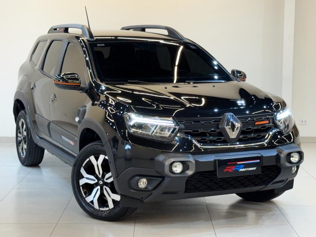 Renault Duster Iconic Plus 1.3 TB 16V Flex Aut. na cor Preto em Colombo / PR - 918401