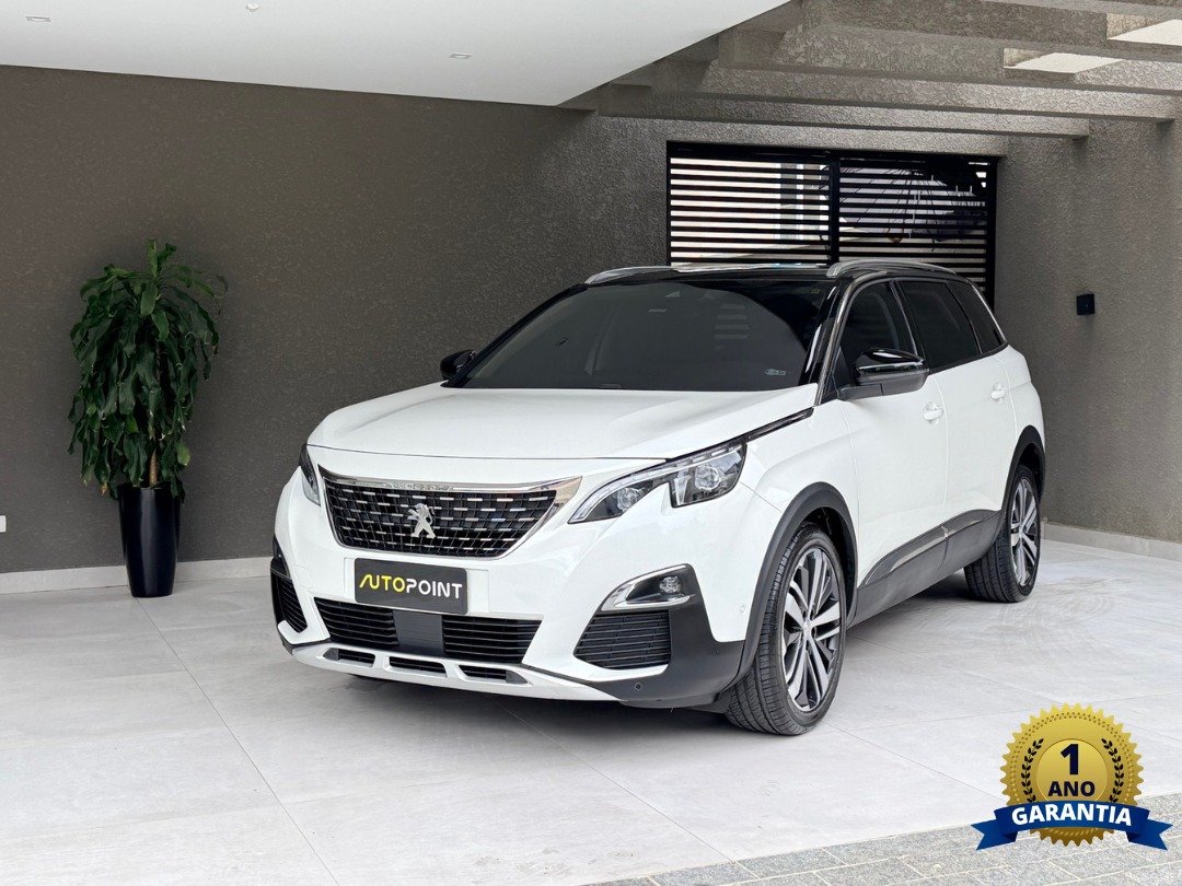 Peugeot 5008 Griffe Pack 1.6 Turbo 16V 5p Aut. na cor Branco em Curitiba / PR - 918550