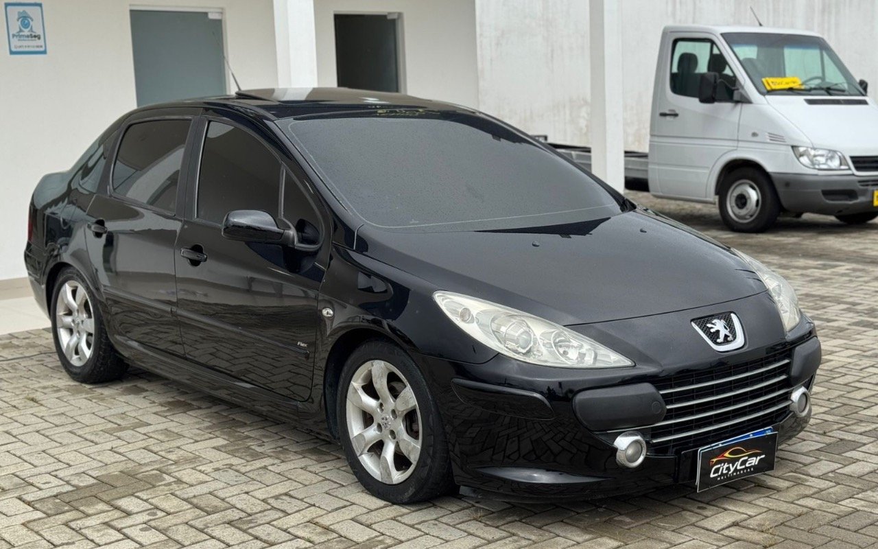 Peugeot 307 Sed. Presence 1.6 Flex 16V 4p na cor Preto em Joinville / SC - 918595