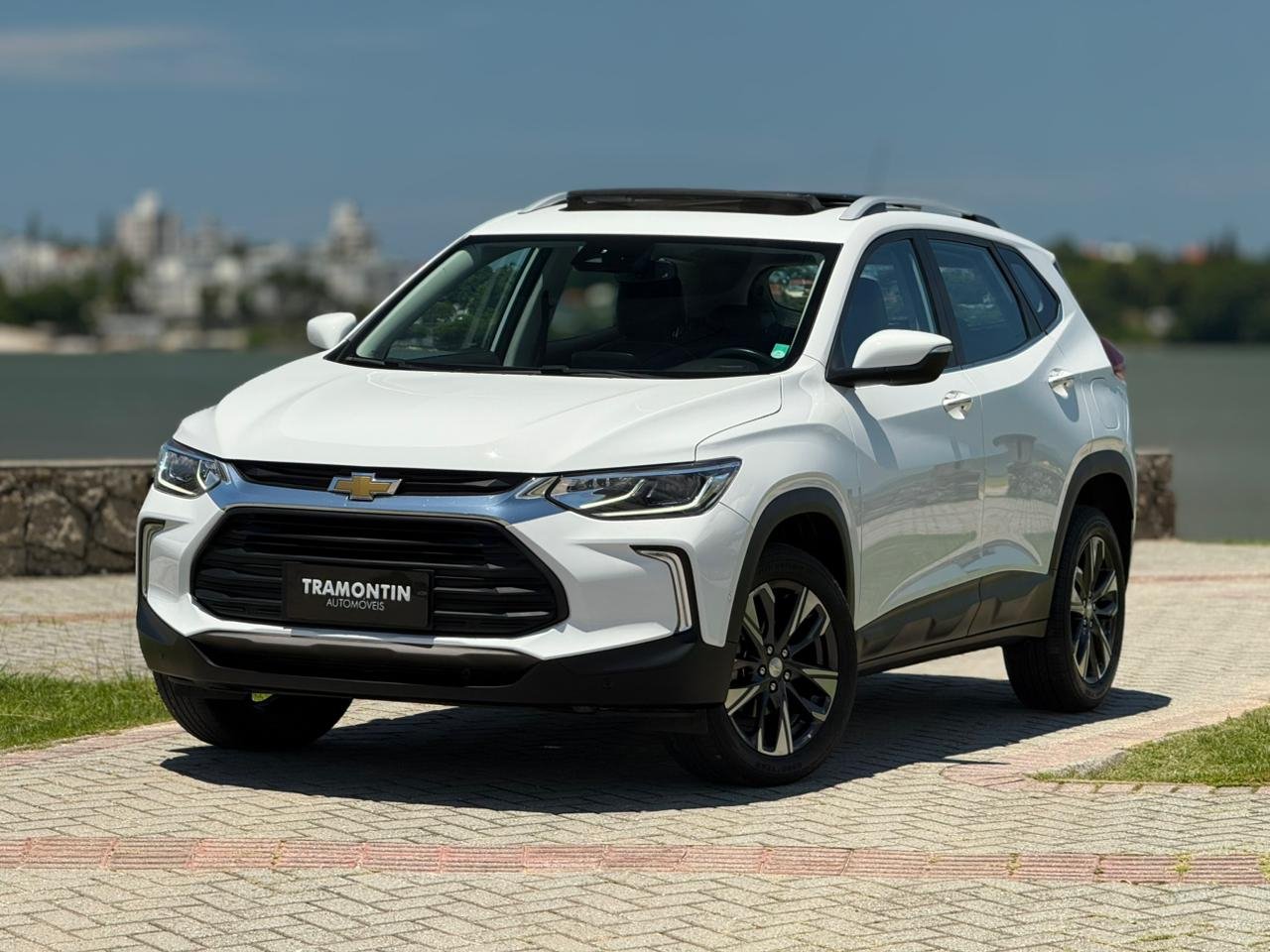 Chevrolet Tracker Premier 1.2 Turbo 12V Flex Aut. na cor Branco em São José / SC - 918604