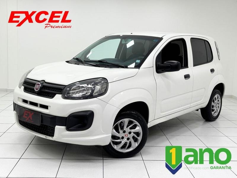 Fiat Uno DRIVE 1.0 Flex 6V 5p na cor Branco em Curitiba / PR - 919104