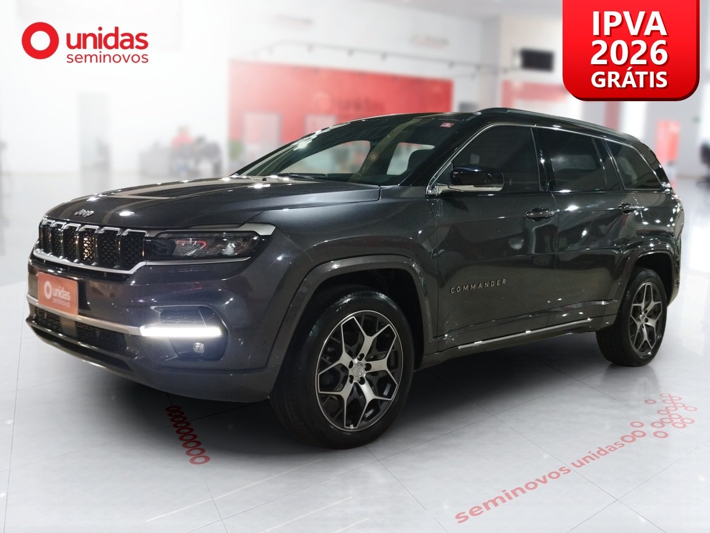 Jeep Commander Overl. TD380 2.0 4x4 Die. Aut. na cor Cinza no Canoas / RS - 919504