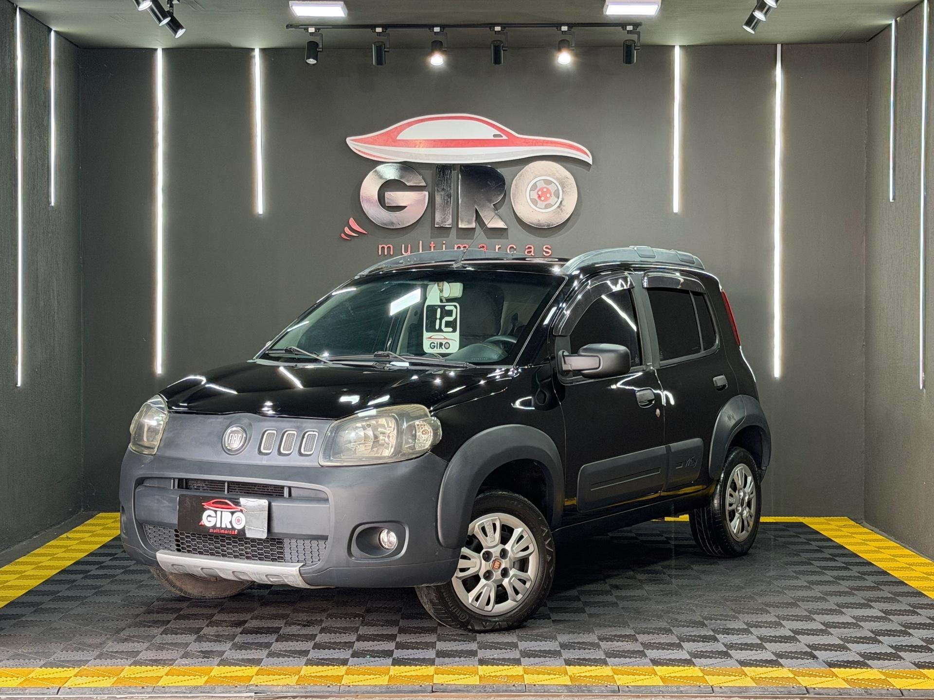 Fiat Uno WAY 1.0 EVO Fire Flex 8V 2p na cor Preto no Alvorada / RS - 919621