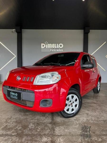 Fiat Uno VIVACE/RUA 1.0 EVO Fire Flex 8V 5p na cor Vermelho em Londrina / PR - 920259
