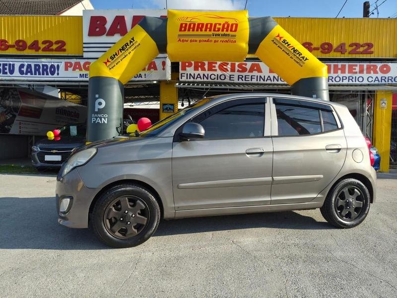 Kia Picanto EX 1.1/1.0/ 1.0 Flex Mec. na cor Cinza em Curitiba / PR - 921316