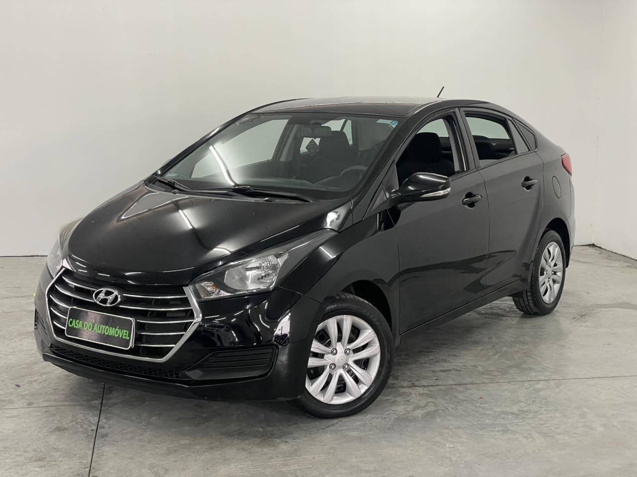 Hyundai HB20S C.Plus/C.Style1.0 Flex 12V Mec. 4P na cor Preto em Jaraguá do Sul / SC - 921621