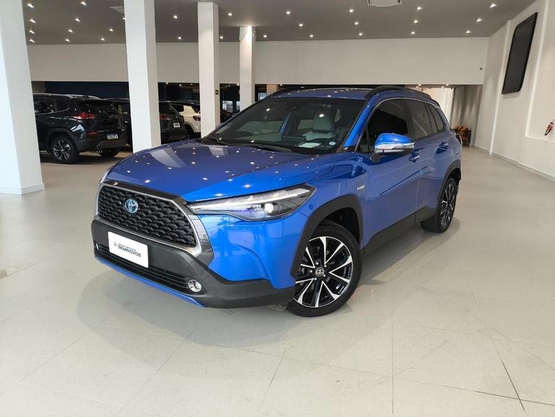 Toyota Corolla Cross XRX 1.8 16V Aut. (Híbrido) na cor Azul em Londrina / PR - 921691