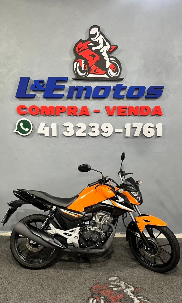 Honda CG 160 TITAN  na cor Laranja em Curitiba / PR - 921782
