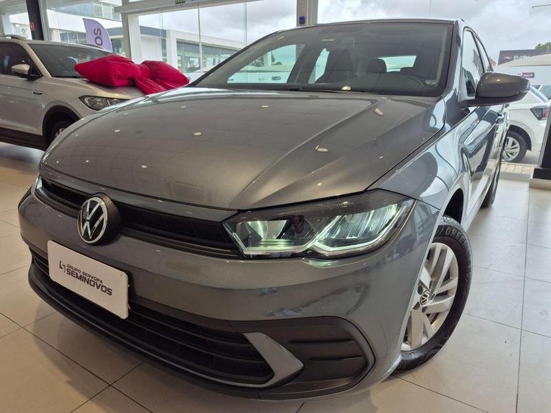 Volkswagen Polo Comfortline TSI 1.0 Flex 12V Aut. na cor Cinza em Curitiba / PR - 921997