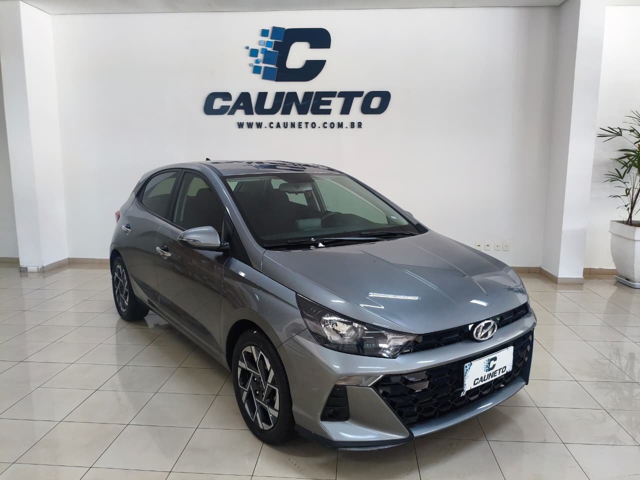 Hyundai HB20 Platinum 1.0 TB Flex 12V Aut. na cor Cinza em Toledo / PR - 922796