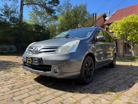 Nissan LIVINA GRAND SL 1.8 16V Flex Fuel Aut. na cor Cinza no Porto Alegre / RS - 923691