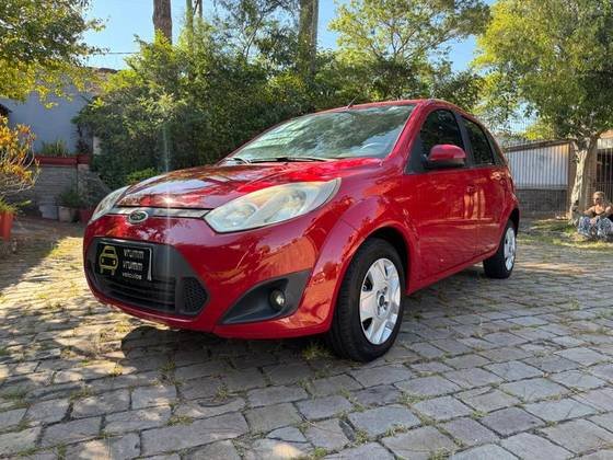 Ford Fiesta 1.0 8V Flex/Class 1.0 8V Flex 5p na cor Vermelho no Porto Alegre / RS - 923701