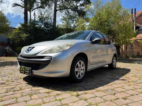 Peugeot 207 XR 1.4 Flex 8V 3p na cor Prata no Porto Alegre / RS - 923703