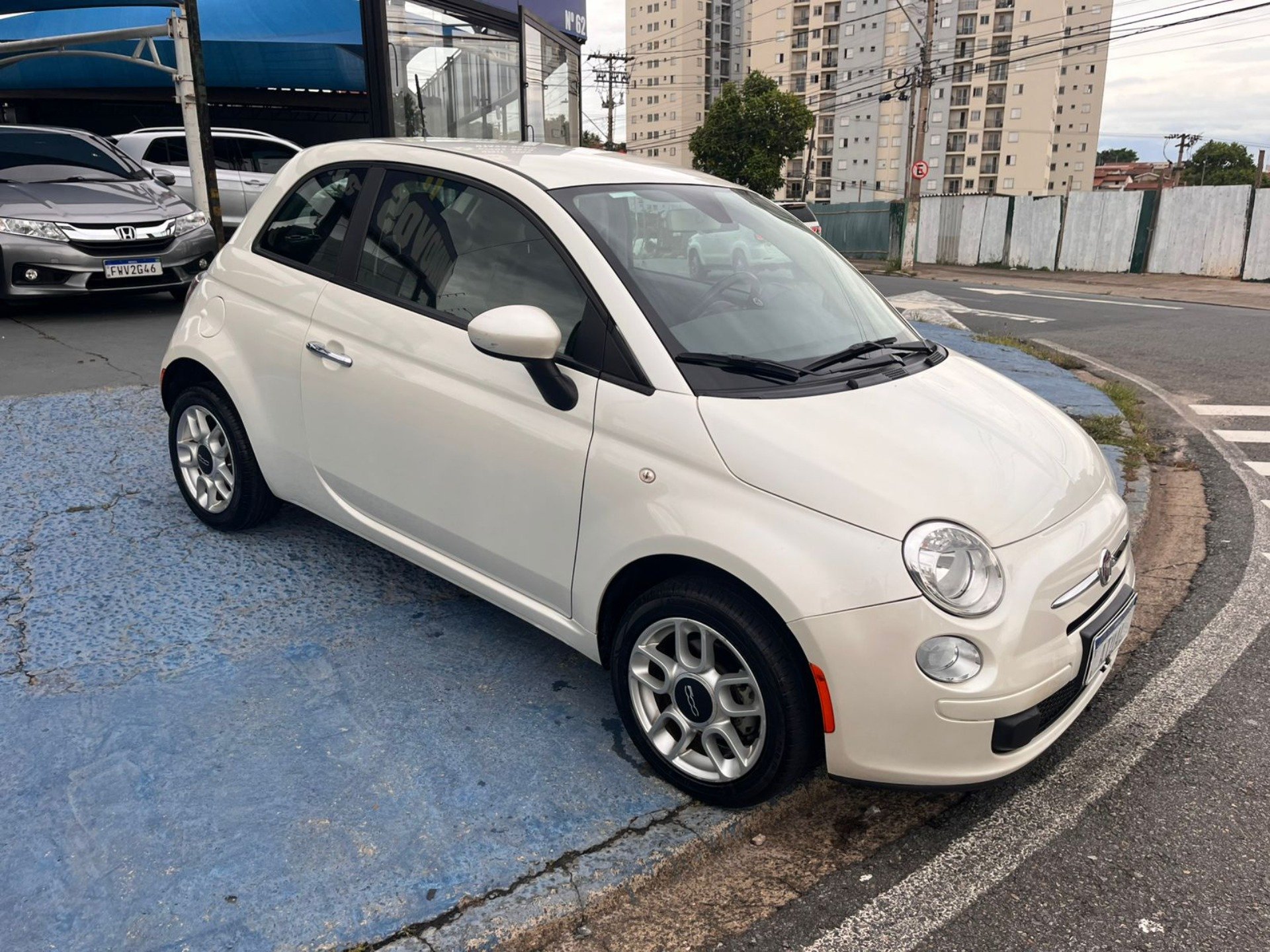 Fiat 500 Cult 1.4 Flex 8V EVO Mec. na cor Branco em Campinas / SP - 924296