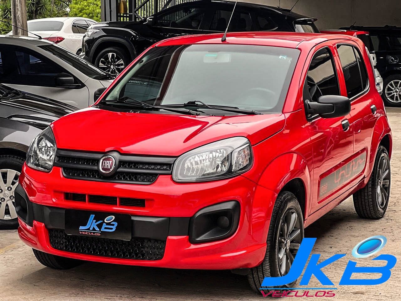 Fiat Uno ATTRACTIVE 1.0 Fire Flex 8V 5p na cor Vermelho no Novo Hamburgo / RS - 924397