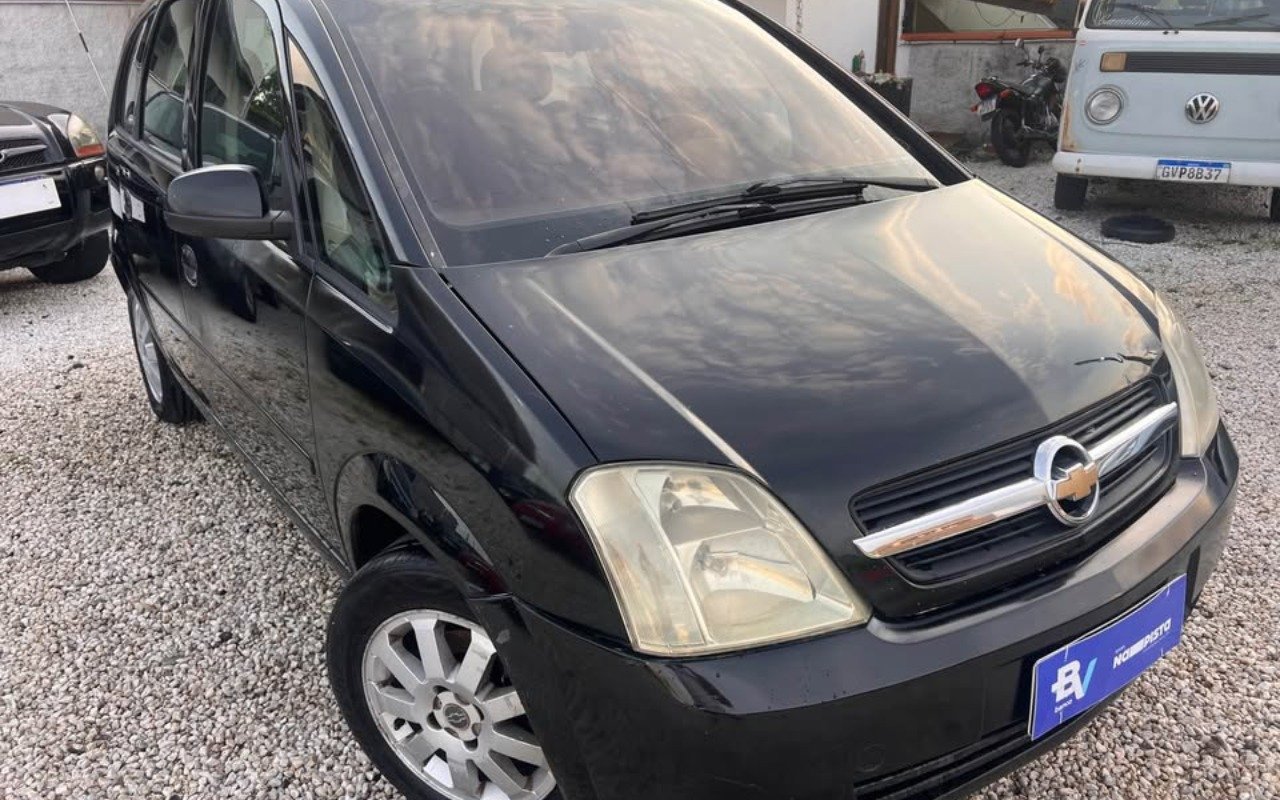 Chevrolet Meriva Premium 1.8 MPFI 8V FlexPower na cor Preto em Joinville / SC - 924654