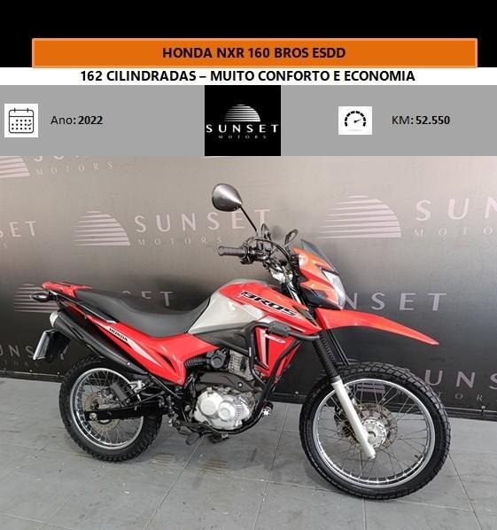 Honda NXR 160 BROS ESDD FLEXONE  na cor Vermelho em Itajaí / SC - 925040