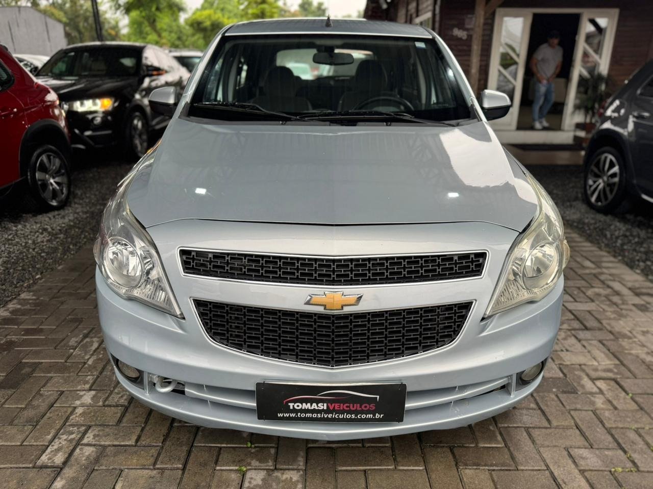Chevrolet Agile LTZ 1.4 MPFI 8V FlexPower 5p na cor Prata em Joinville / SC - 925581