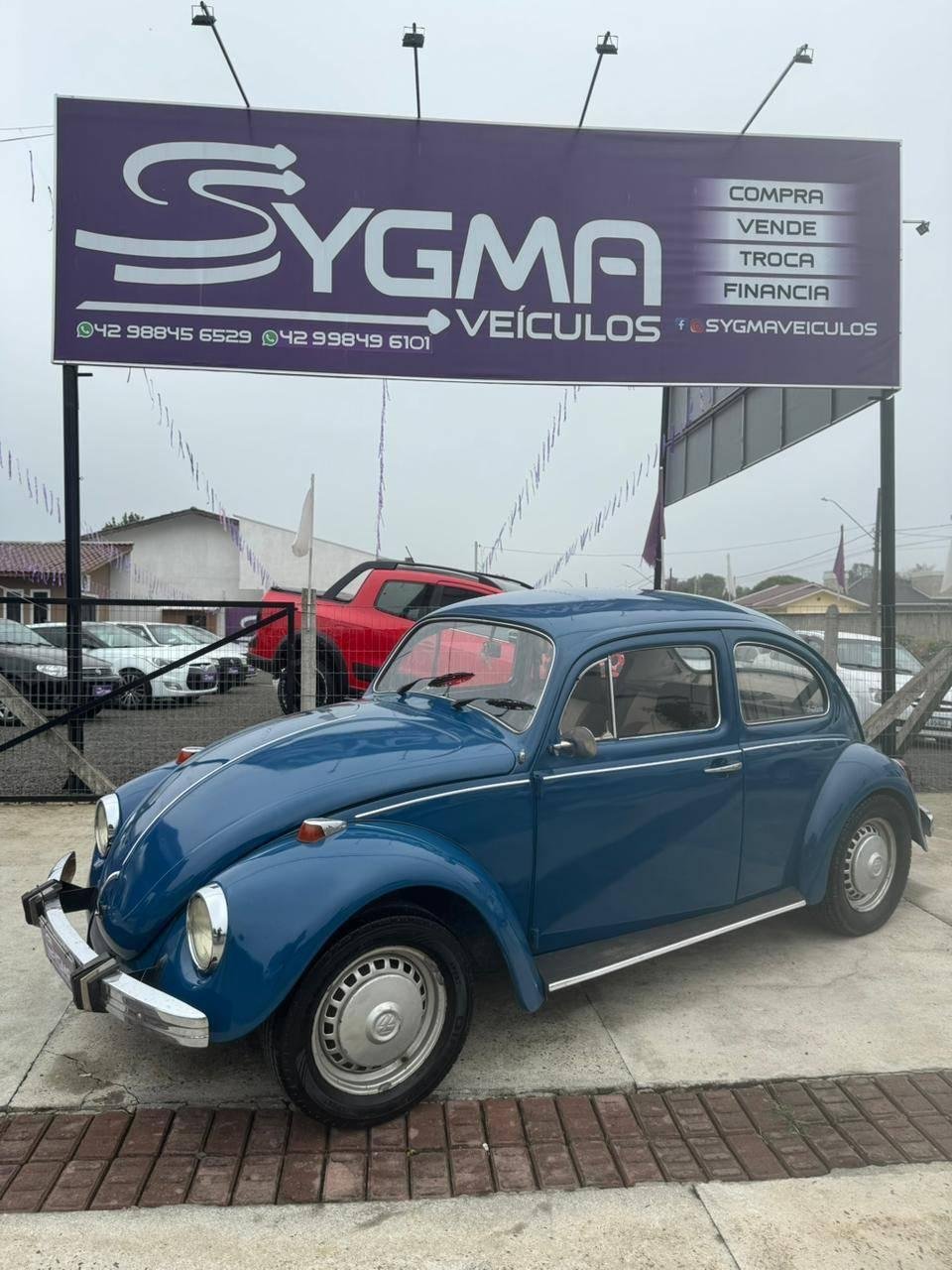Volkswagen Fusca 1300/1300L na cor Azul em São Mateus do Sul / PR - 925669