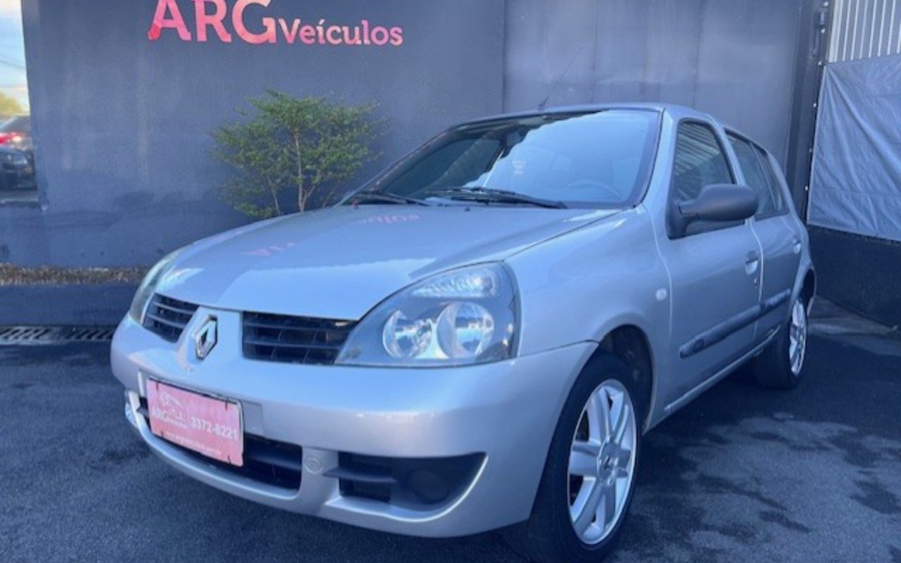 Renault Clio Campus Hi-Flex 1.0 16V 5p na cor Prata em Curitiba / PR - 925688