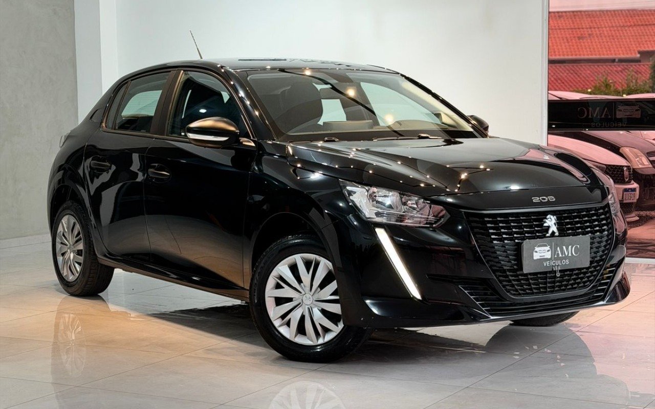 Peugeot 208 Like 1.0 Flex 6V 5p Mec. na cor Preto em Joinville / SC - 925701